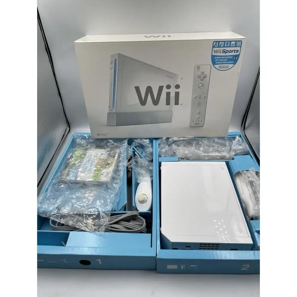 Wii Sports Console Complete In Box - Game Included